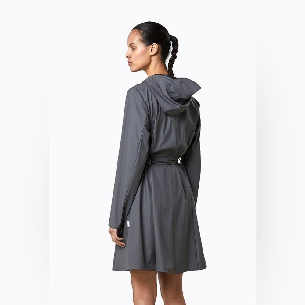Rains Charcoal Gray Raincoat